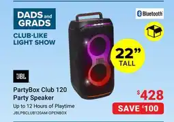 Visions Electronics JBL PartyBox Club 120 Party Speaker offer