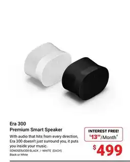 Visions Electronics SONOS Era 300 Premium Smart Speaker offer