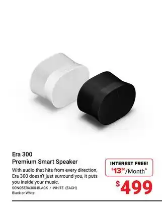 Visions Electronics SONOS Era 300 Premium Smart Speaker offer