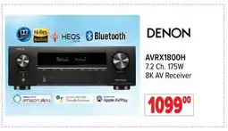2001 Audio Video DENON AVRX1800H 7.2 Ch. 175W 8K AV Receiver offer