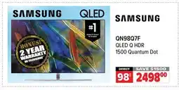 2001 Audio Video QN98Q7F QLED 4K HDR 1500 Quantum Dot SAMSUNG 98 offer