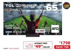 Visions Electronics TCL QD - Mini LED 65 offer