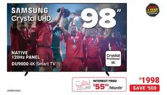 Visions Electronics SAMSUNG Crystal UHD 98 offer