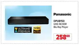 2001 Audio Video DPUB150 PANASONIC UHD 4K/HDR Blu-Ray Player offer