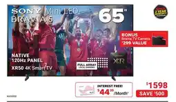 Visions Electronics SONY Mini LED BRAVIA 5 65 offer