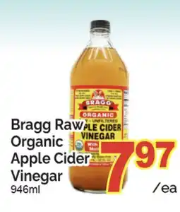 T&T Supermarket BRAGG RAW ORGANIC APPLE CIDER VINEGAR offer