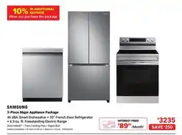 Visions Electronics SAMSUNG 3-Piece Major Appliance Package offer