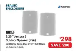Visions Electronics KEF 5.25 Ventura 5 Outdoor Speaker (Pair) offer