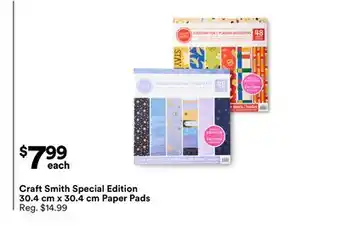 Michaels Craft Smith Special edition 30.4 cm x 30.4 cm Paper Pads offer