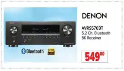 2001 Audio Video AVRS570BT Denon 5.2 Ch. Bluetooth 8K Receiver offer