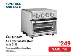 Visions Electronics Cuisinart Air Fryer Toaster Oven with Grill offer