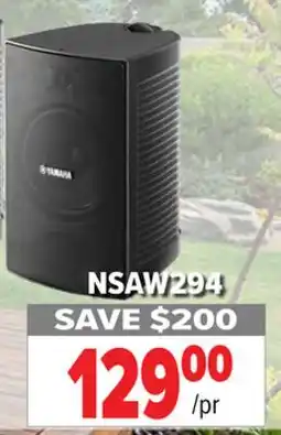 2001 Audio Video NSAW294 - YAMAHA INDOOR/OUTDOOR SPEAKERS offer