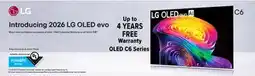 2001 Audio Video OLED55C6 Introducing 2026 LG OLED evo offer