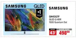 2001 Audio Video MN43Q7F SAMSUNG QLED Q HDR 1500 Quantum Dot 43 offer