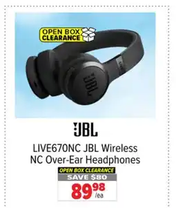 2001 Audio Video LIVE670NC JBL Wireless NC Over-Ear Headphones offer