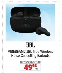 2001 Audio Video VIBEBEAM2 JBL True Wireless Noise Cancelling Earbuds offer