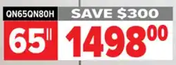 2001 Audio Video QN65QN80HAFXZC - SAMSUNG 65 NEO QLED 4K AI MINI HDR+ offer