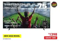 Visions Electronics Samsung Mini LED Neo QLED 4K 75 offer