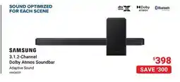 Visions Electronics Samsung 3.1.2-Channel Dolby Atmos Soundbar offer