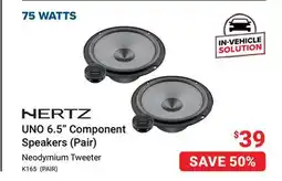 Visions Electronics HERTZ UNO 6.5 Component Speakers (Pair) offer