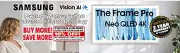 2001 Audio Video QN55LS03HW SAMSUNG The Frame Pro Neo QLED 4K 55 offer