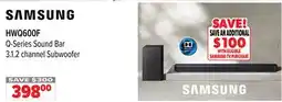2001 Audio Video HWQ600F SAMSUNG Q-Series Sound Bar 3.1.2 channel Subwoofer offer