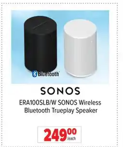 2001 Audio Video ERA100SLB SONOS Wireless Bluetooth Trueplay Speaker offer