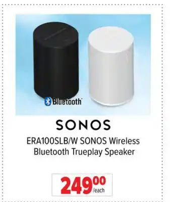 2001 Audio Video ERA100SLB SONOS Wireless Bluetooth Trueplay Speaker offer
