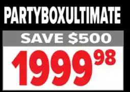 2001 Audio Video PARTYULTI PARTYBOXULTIMATE JBL offer