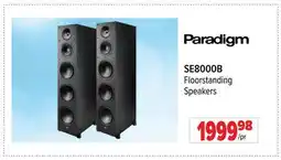2001 Audio Video SE8000B PARADIGM Floorstanding Speakers offer