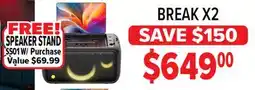 2001 Audio Video BREAK X2 IKARAO PORTABLE KARAOKE MACHINE offer