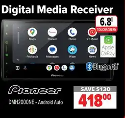 2001 Audio Video DMH2000NE PIONEER CAR MULTIMEDIA 6.8 ANDR APPLE offer