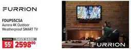2001 Audio Video FDUP55CCSA FURRION 55 Aurora 4K Outdoor Weatherproof SMART TV offer