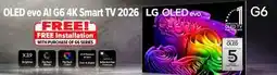 2001 Audio Video OLED55G6 LG 55 OLED evo AI G6 4K Smart TV 2026 offer