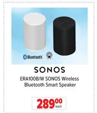 2001 Audio Video SONOS Wireless Bluetooth Smart Speaker offer