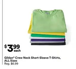 Michaels Gildan Crew Neck Short-Sleeve T-Shirts, ALL Sizes offer