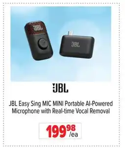 2001 Audio Video JBL Easy Sing MIC MINI Portable AI-Powered Microphone with Real-time Vocal Removal offer