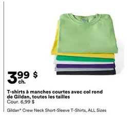 Michaels T-shirts à manches courtes avec col rond de Gildan, toutes les tailles offer