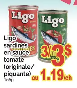T&T Supermarket LIGO SARDINES EN SAUCE TOMATE offer