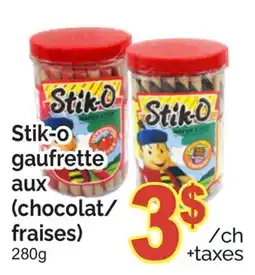 T&T Supermarket STIK-O GAUFRETTE AUX (CHOCOLAT/FRAISES) offer