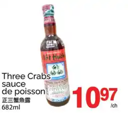 T&T Supermarket THREE CRABS SAUCE DE POISSON offer