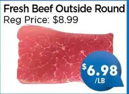 Blue Sky Supermarket Fresh Beef Outside Round offer