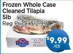 Blue Sky Supermarket Frozen Whole Case Cleaned Tilapia 5lb offer