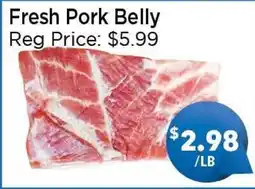 Blue Sky Supermarket Fresh Pork Belly offer