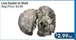 Blue Sky Supermarket Live Oyster In Shell offer