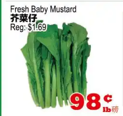 Yuan Ming Supermarket Fresh Baby Mustard offer