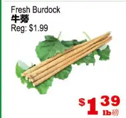 Yuan Ming Supermarket Fresh Burdock offer