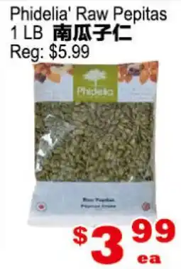 Yuan Ming Supermarket Phidelia Raw Pepitas offer