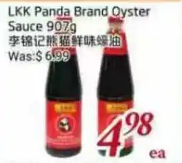 Tone Tai Supermarket LKK Panda Brand Oyster Sauce offer