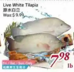 Tone Tai Supermarket Live White Tilapia offer